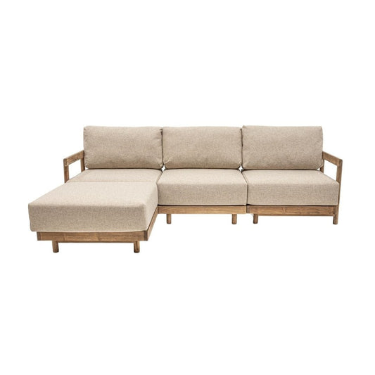 Outdoor Teak Wood Sand Sofa - image 2