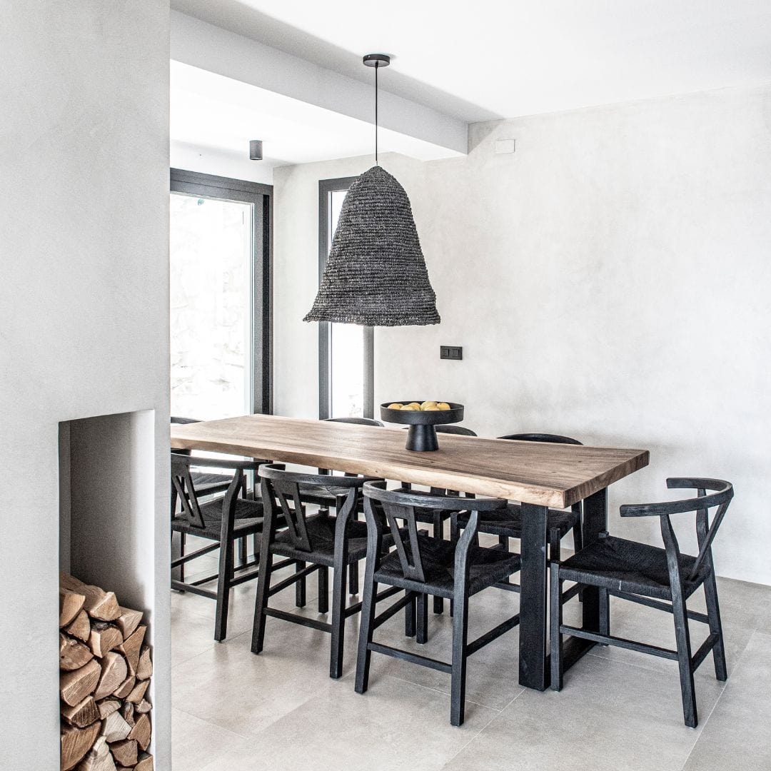 Metal Rectangular Black Dining Table - image 5