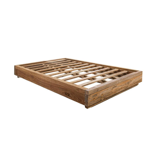 Teak Wood Bed Frame - image 1