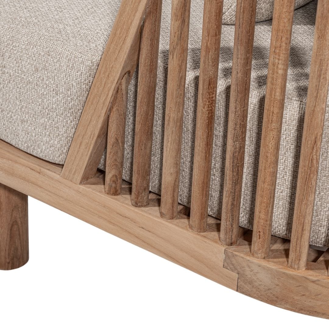 Outdoor Teak Wood Sand Sofa - image 12