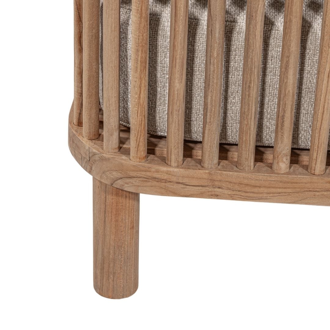 Outdoor Teak Wood Sand Sofa - image 9