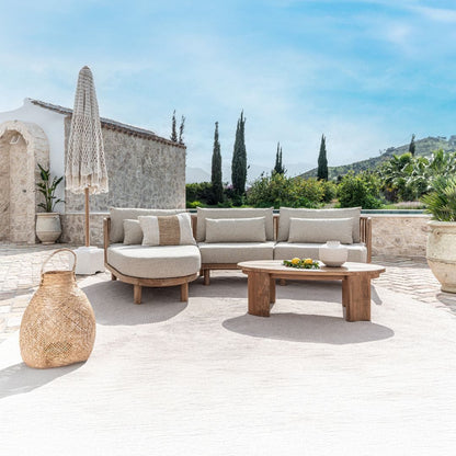 Outdoor Teak Wood Sand Sofa - image 2