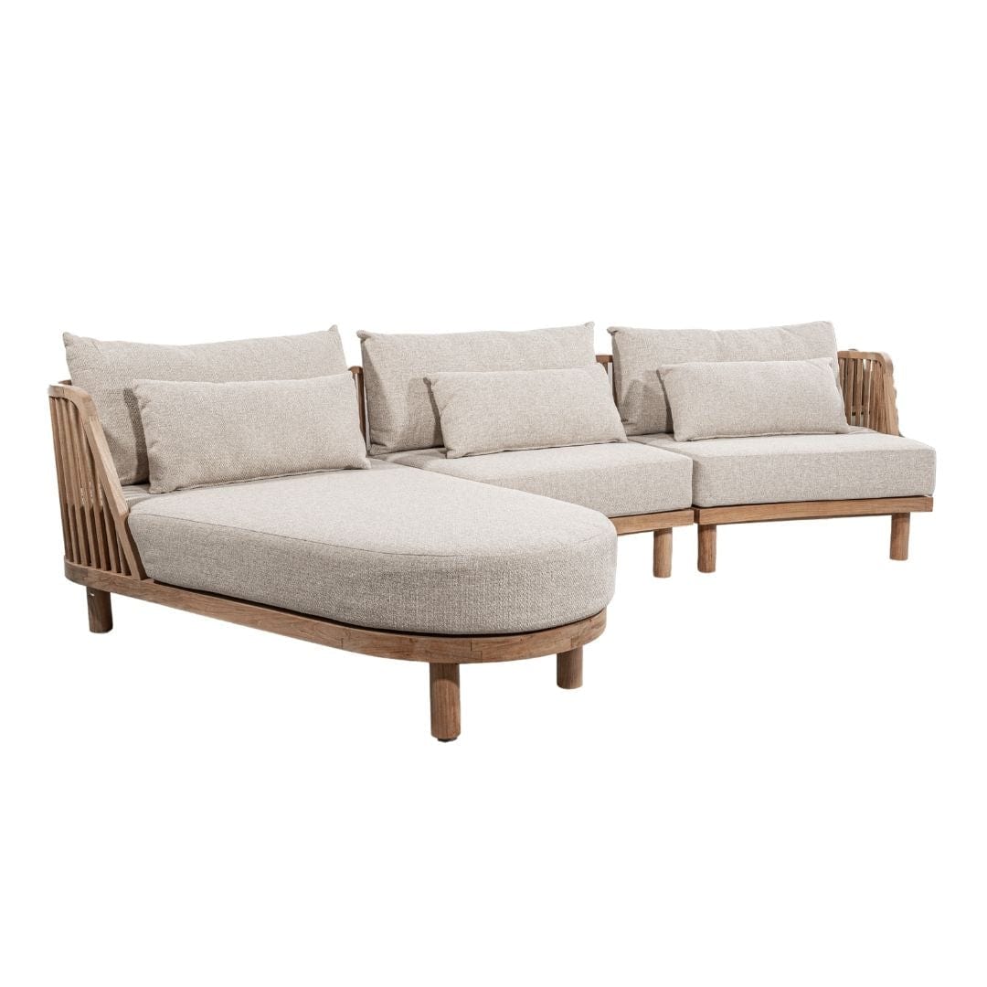 Outdoor Teak Wood Sand Sofa - image 1