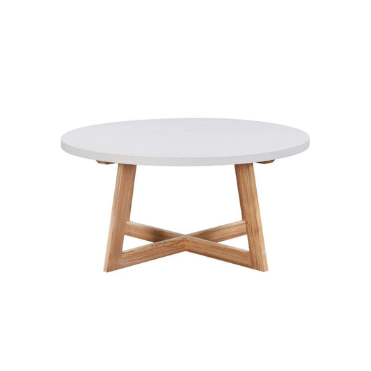 Outdoor Teak Wood Round Dining Table - image 1