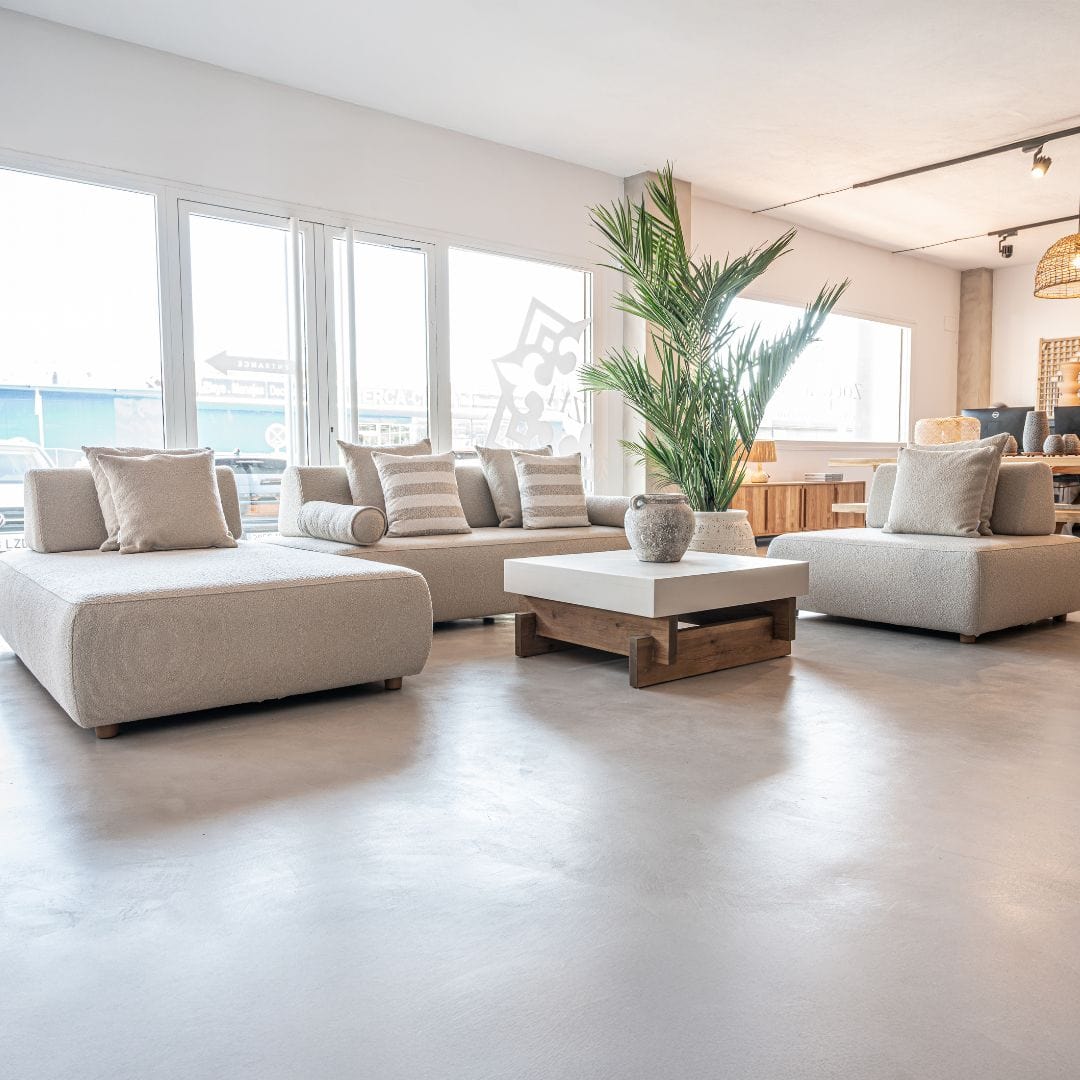 Outdoor Teak Wood Sofa - image 3