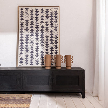 Teak Wood Black Cabinet - image 4