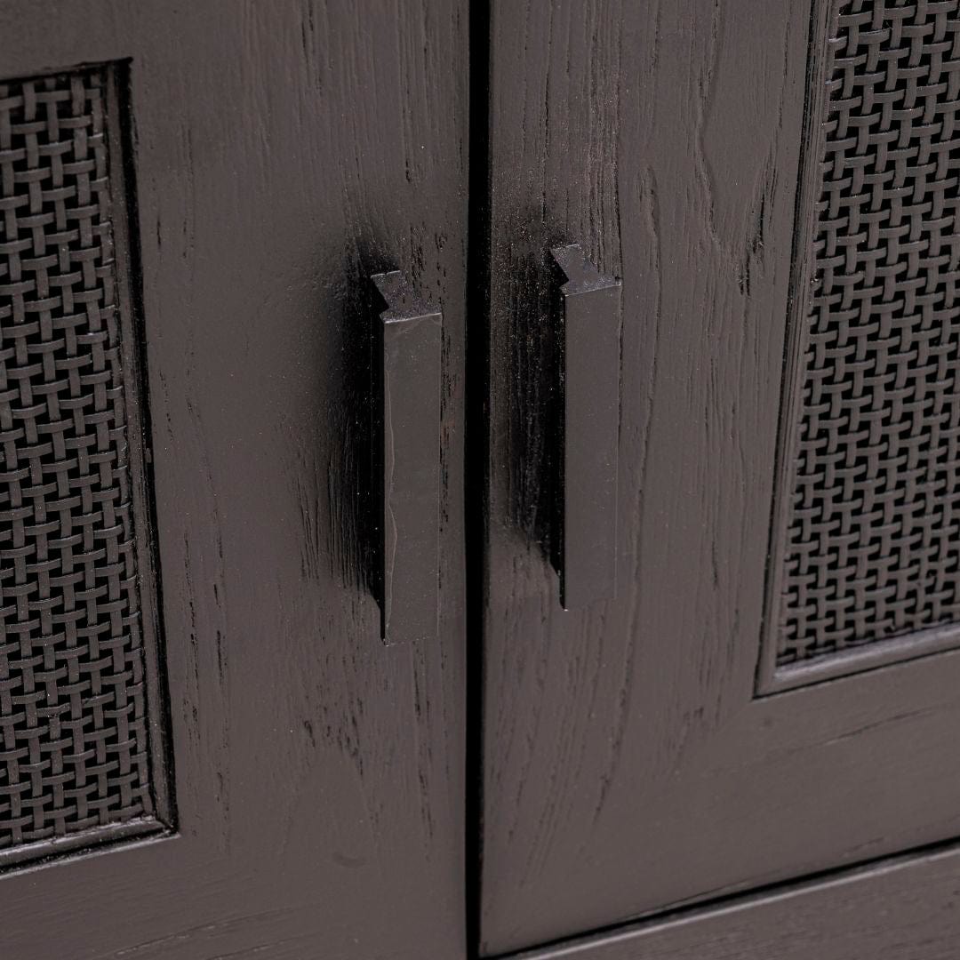 Teak Wood Black Cabinet - image 6