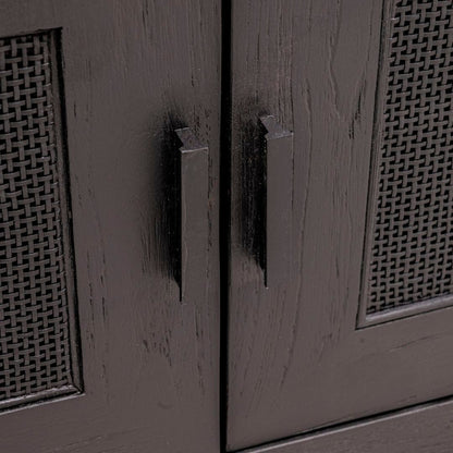 Teak Wood Black Cabinet - image 6