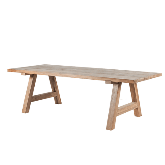 Outdoor Teak Wood Rectangular Dining Table - image 2