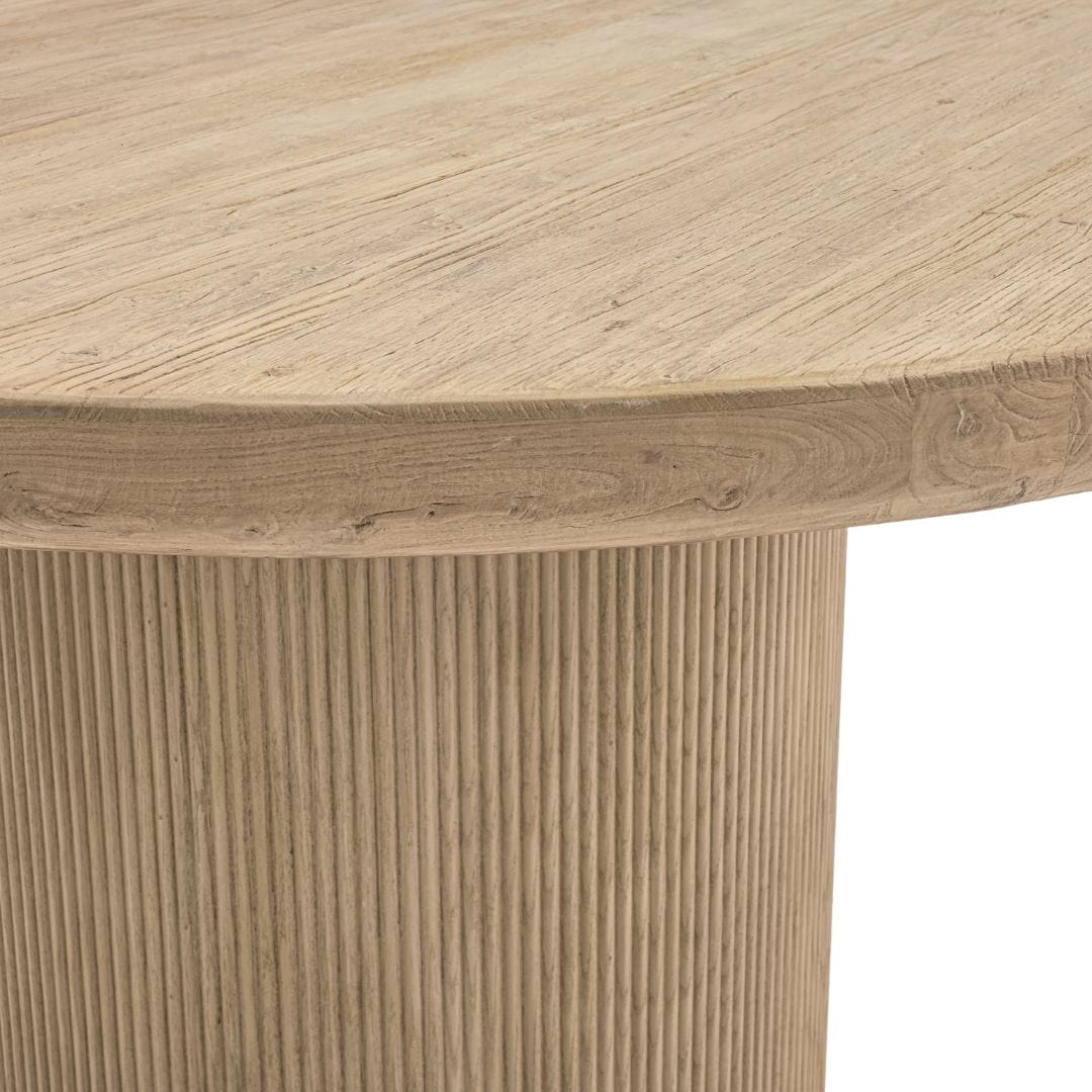 Outdoor Wood Round Dining Table - image 5