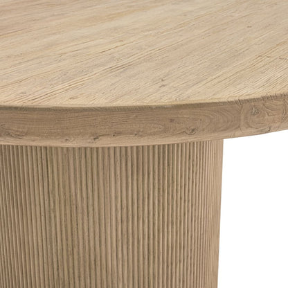 Outdoor Wood Round Dining Table - image 5