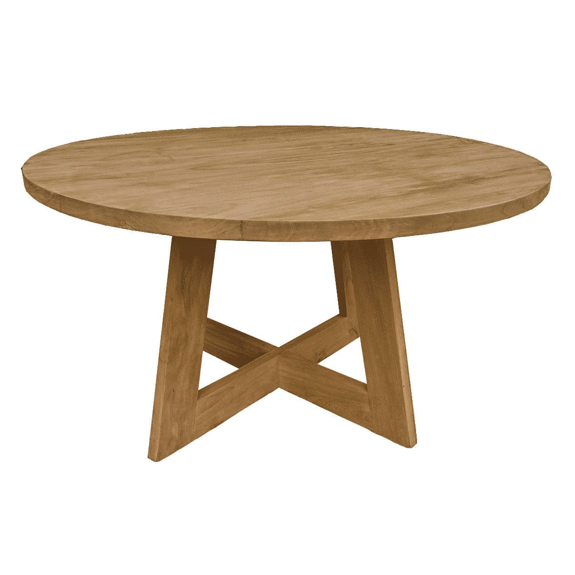 Teak Wood Round Dining Table - image 2