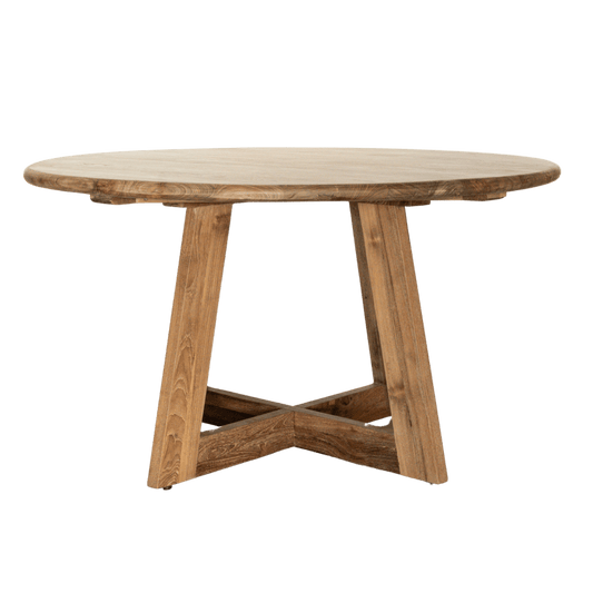 Teak Wood Round Dining Table - image 2