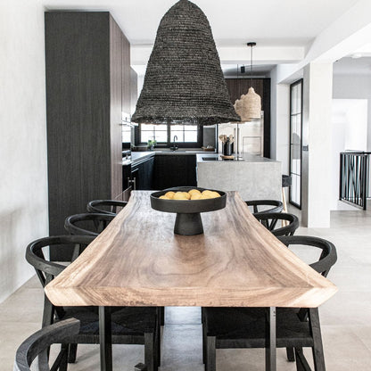 Metal Rectangular Black Dining Table - image 4