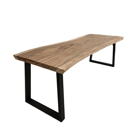 Metal Round Black Dining Table - image 1