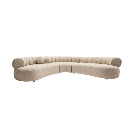 Oak Wood Sectional - image 2