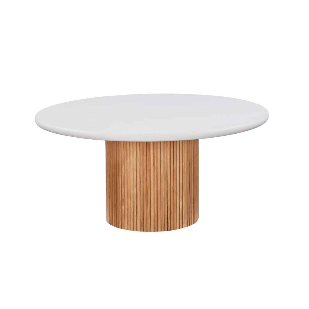 Outdoor Teak Wood Round Dining Table - image 1