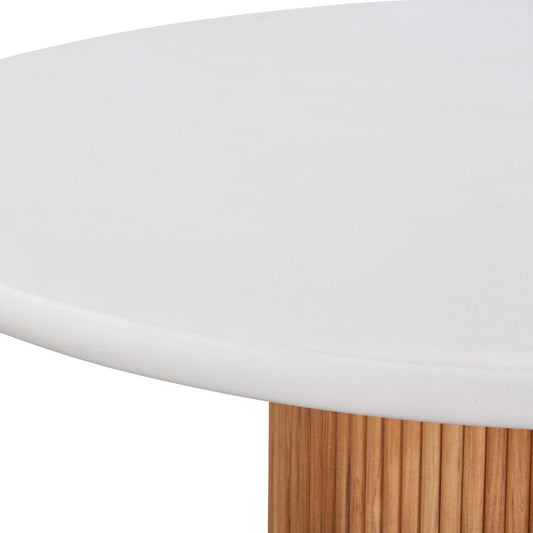 Outdoor Teak Wood Round Dining Table - image 3